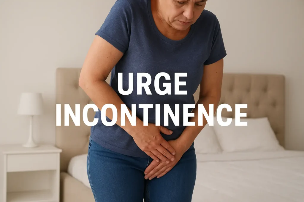 how to manage urge incontinence Prestwich symptoms