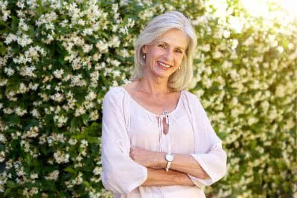 Older woman happy with urinary incontinence treatment Prestwich