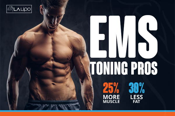 Image of man with sculpted stomach showing the fat loss and muscle gain of LA-EMS Body Sculpting Treatment Prestwich