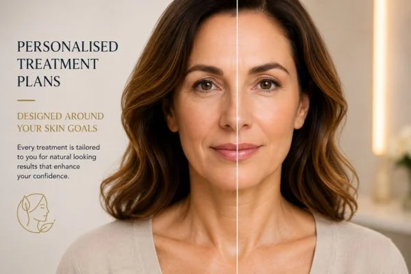 Before and after results of Collagen Lift Therapy Prestwich